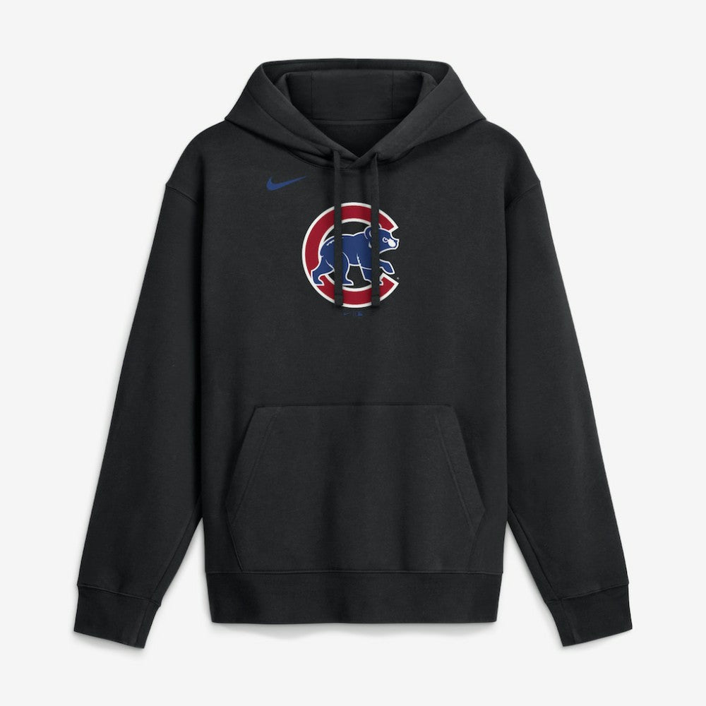 Chicago Cubs Dri-Fit Club Hoodie Black | Nike