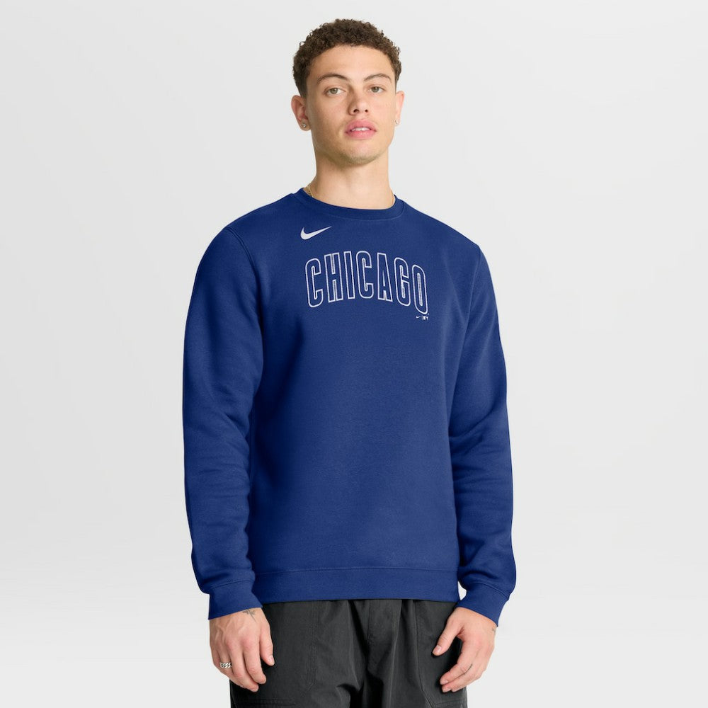 Chicago Cubs Primetime Wordmark Sweatshirt Royal | Nike