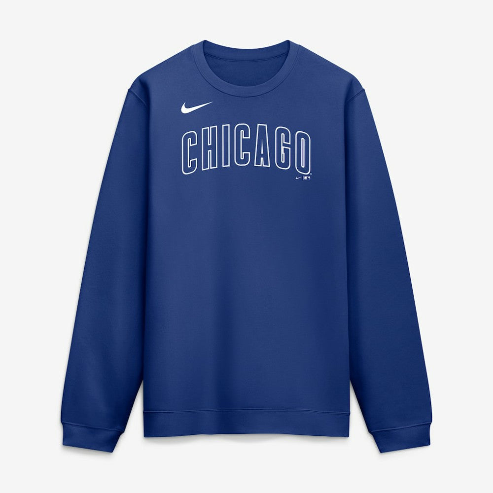 Chicago Cubs Primetime Wordmark Sweatshirt Royal | Nike
