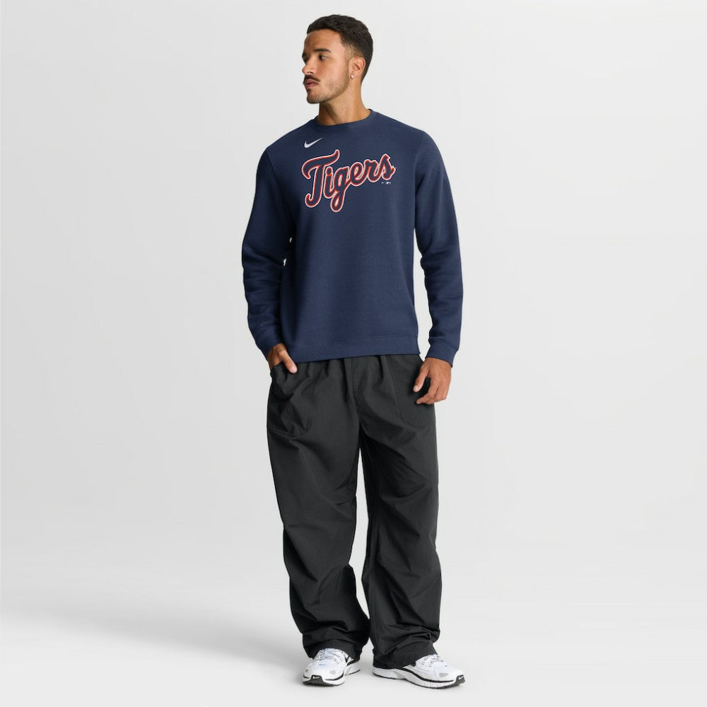 Detroit Tigers Primetime Wordmark Sweatshirt Navy | Nike