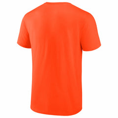 Edmonton Oilers Logo Athletic Essential T-Shirt Orange
