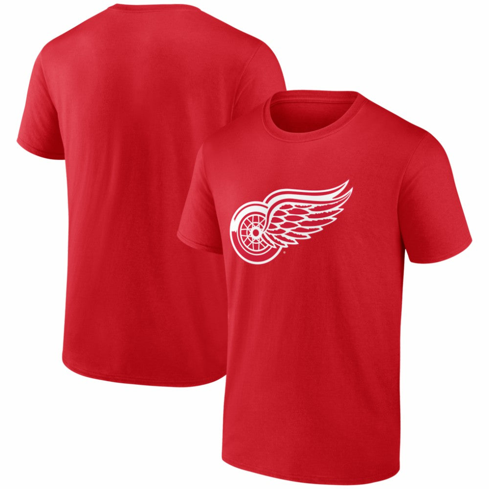 Detroit Red Wings Logo Athletic Essential T-Shirt Red