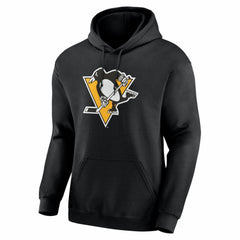 Pittsburgh Penguins Logo Athletic Essential Hoodie Black