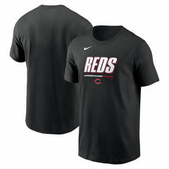 Cincinnati Reds 2025 MLB Speedway Classic Authentic Collection Wordmark T-Shirt Black | Nike