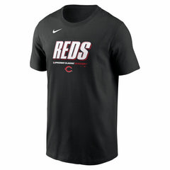 Cincinnati Reds 2025 MLB Speedway Classic Authentic Collection Wordmark T-Shirt Black | Nike