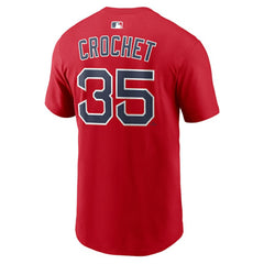 Garrett Crochet Boston Red Sox Name & Number T-Shirt Red | Nike