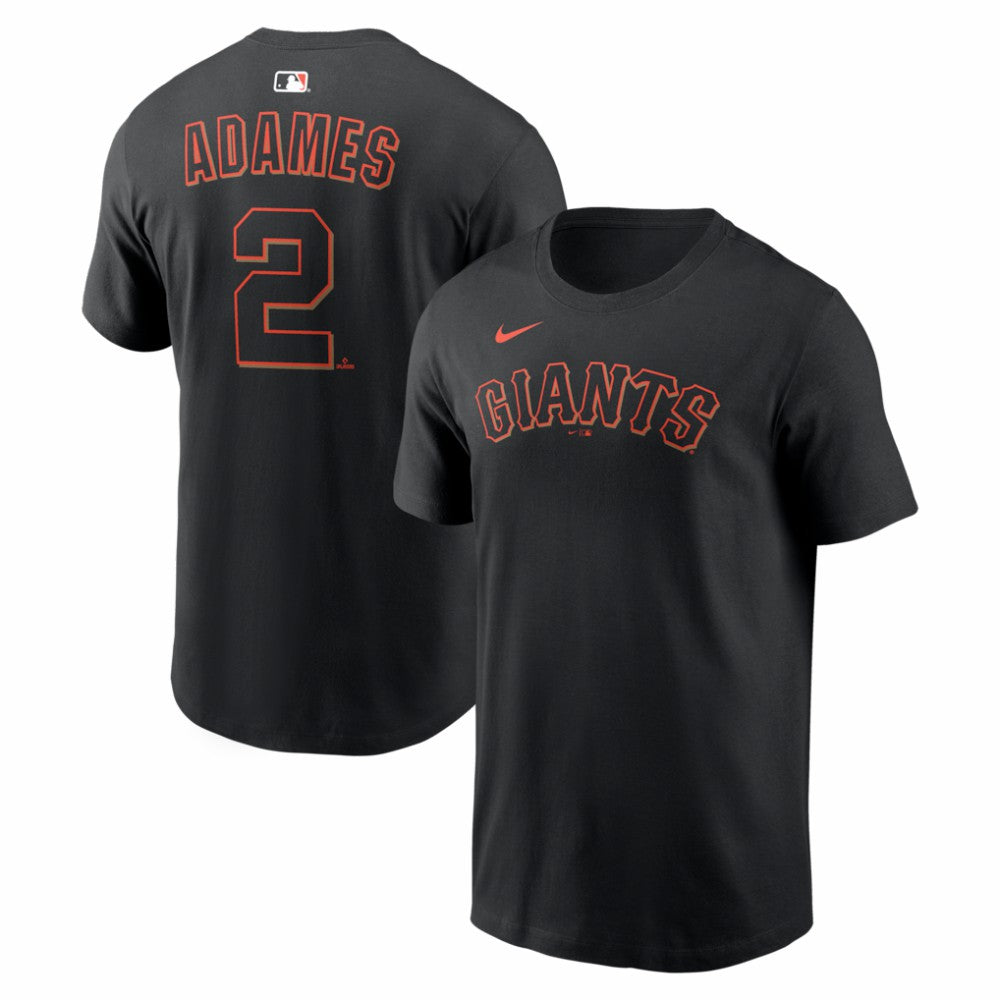 Willy Adames San Francisco Giants Home Name & Number T-Shirt Black | Nike