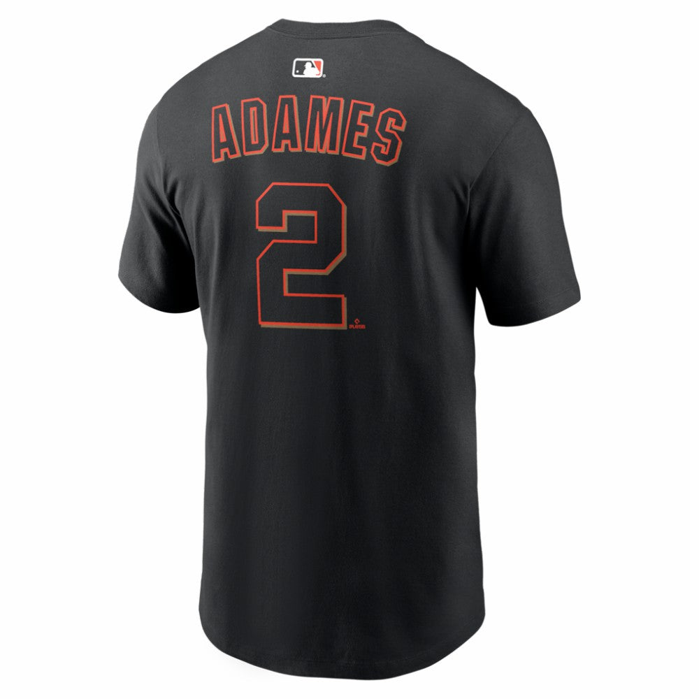 Willy Adames San Francisco Giants Home Name & Number T-Shirt Black | Nike