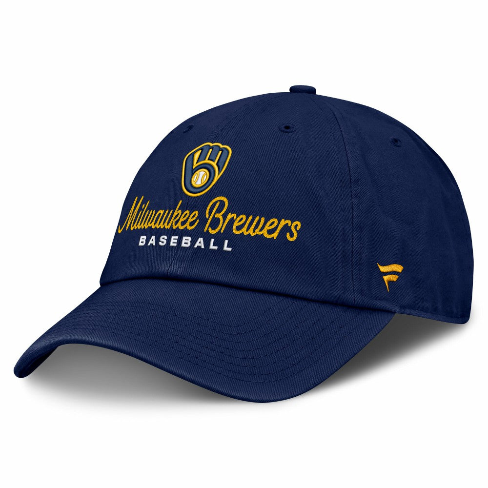 Milwaukee Brewers Women's Velocity Adjustable Hat Navy