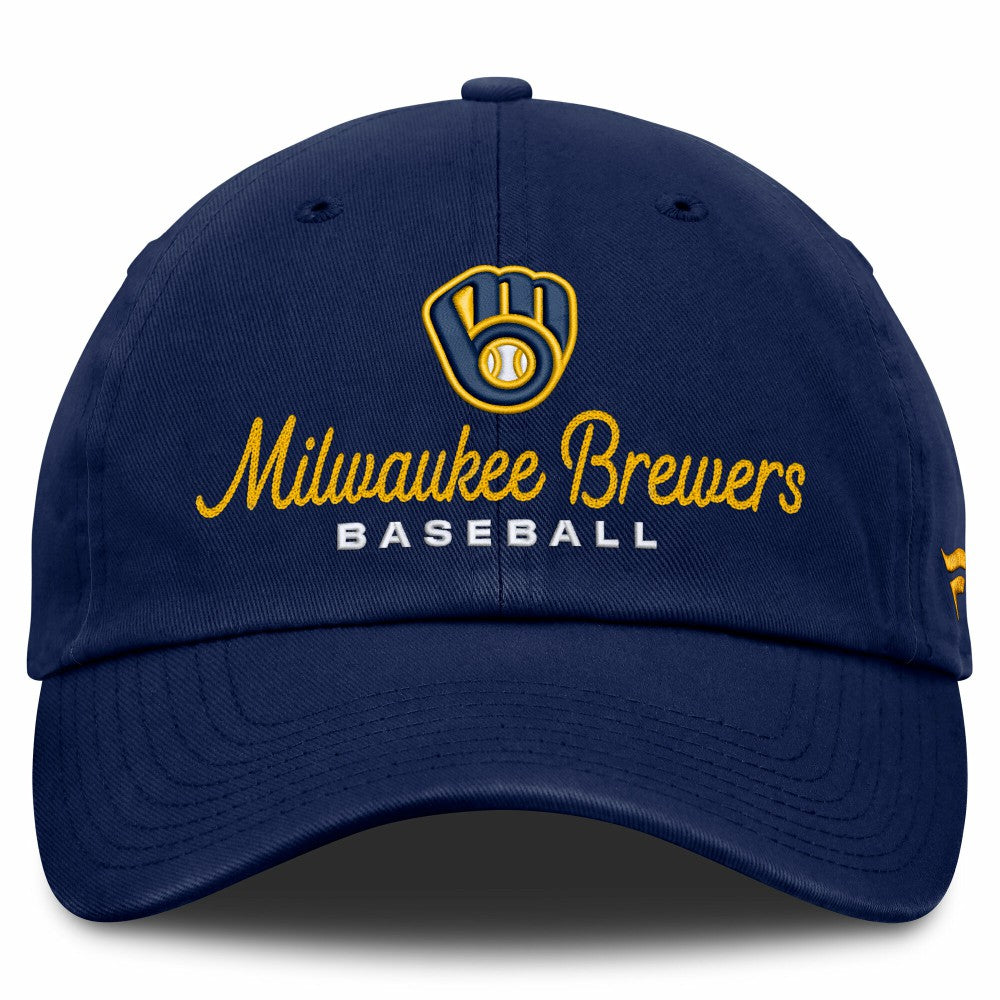 Milwaukee Brewers Women's Velocity Adjustable Hat Navy