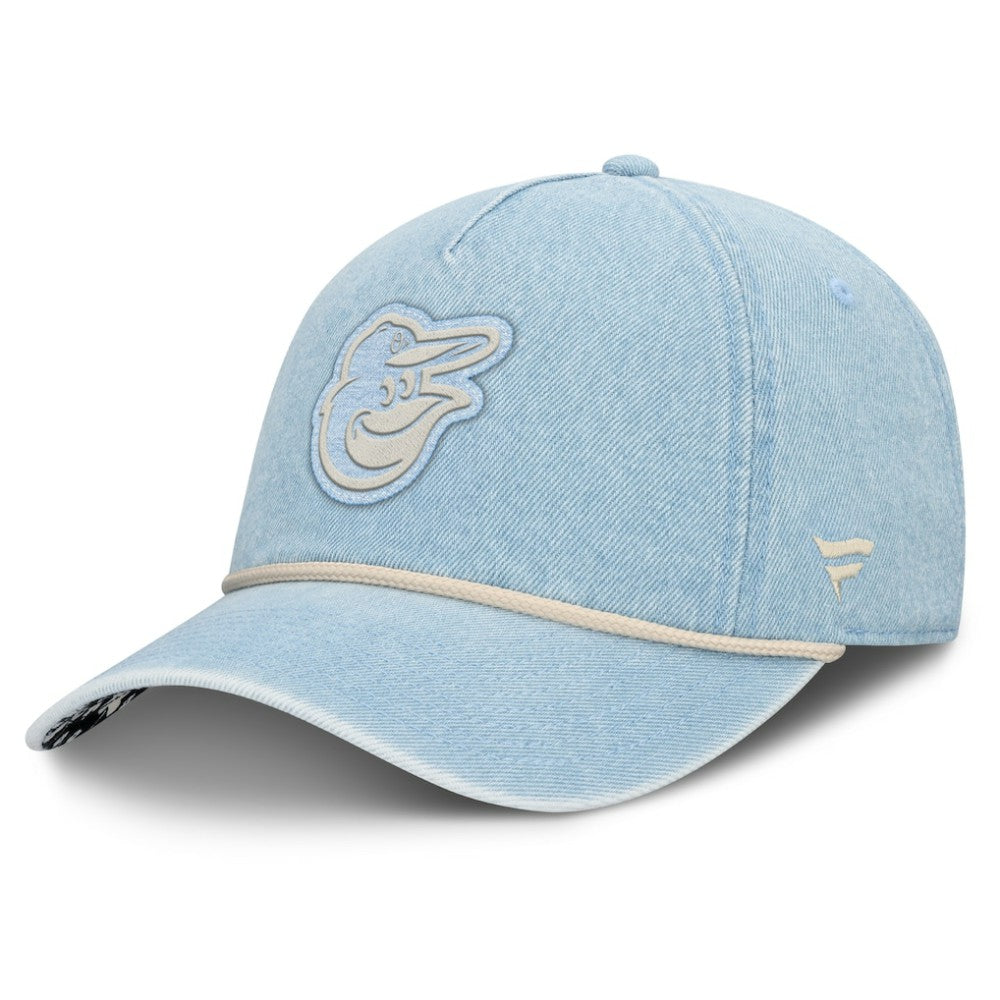 Baltimore Orioles Women's Roped Adjustable Hat Denim