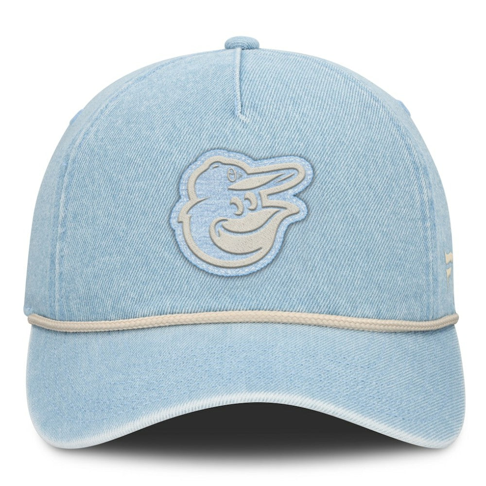 Baltimore Orioles Women's Roped Adjustable Hat Denim