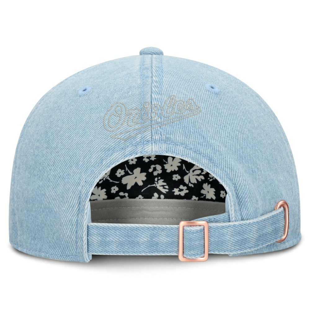 Baltimore Orioles Women's Roped Adjustable Hat Denim