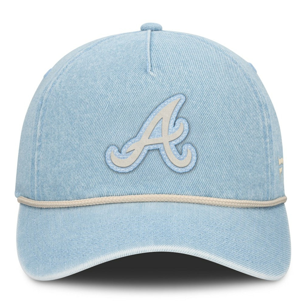 Atlanta Braves Women's Roped Adjustable Hat Denim