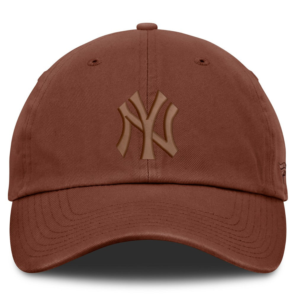 New York Yankees Tinge Adjustable Hat Brown
