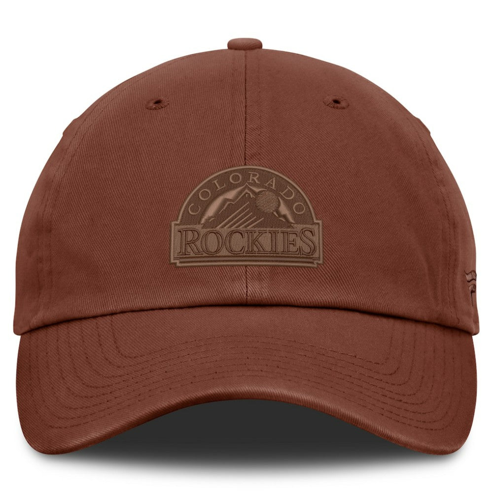 Colorado Rockies Tinge Adjustable Hat Brown