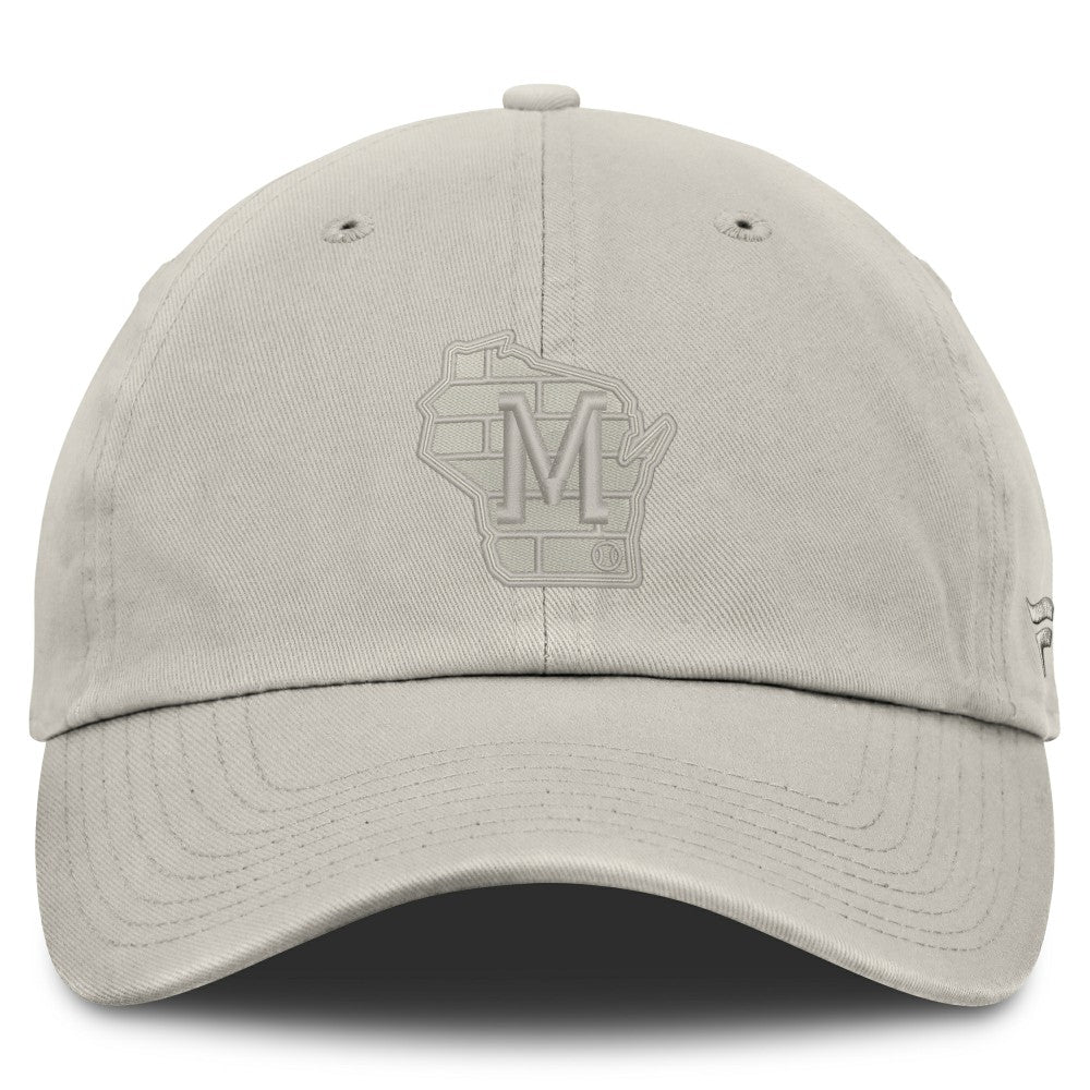 Milwaukee Brewers Tinge Adjustable Hat Stone