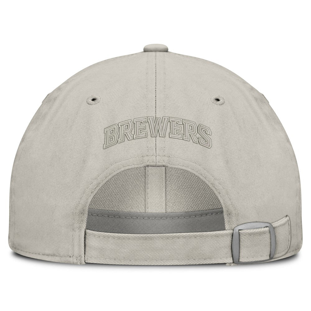 Milwaukee Brewers Tinge Adjustable Hat Stone