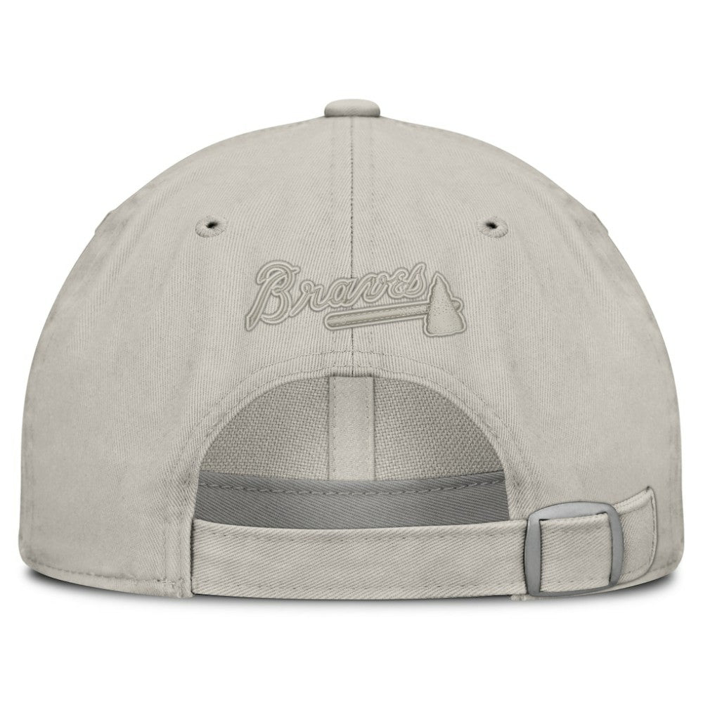 Atlanta Braves Tinge Adjustable Hat Stone