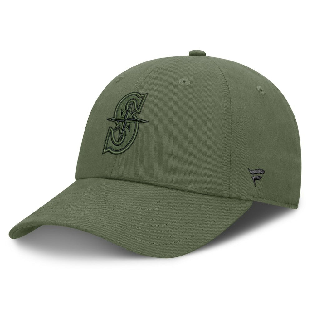 Seattle Mariners Pine Rider Adjustable Hat Olive