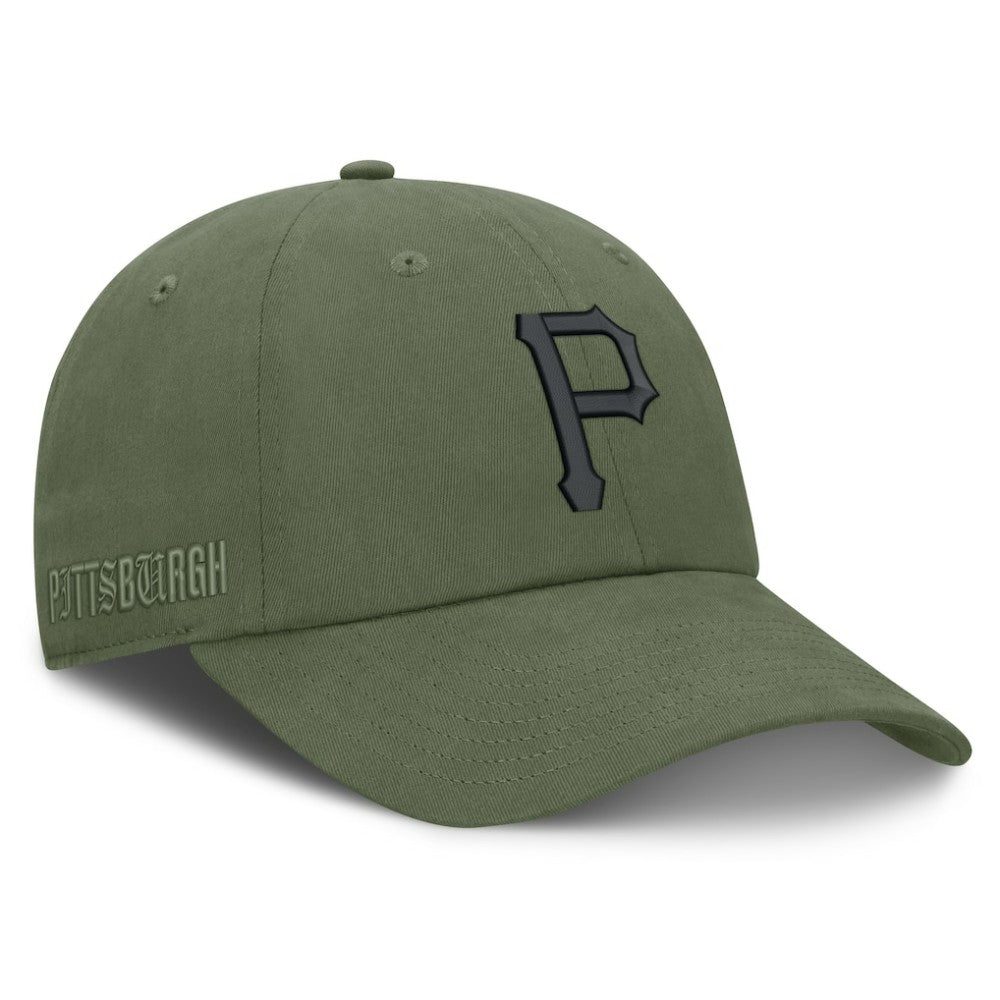 Pittsburgh Pirates Pine Rider Adjustable Hat Olive