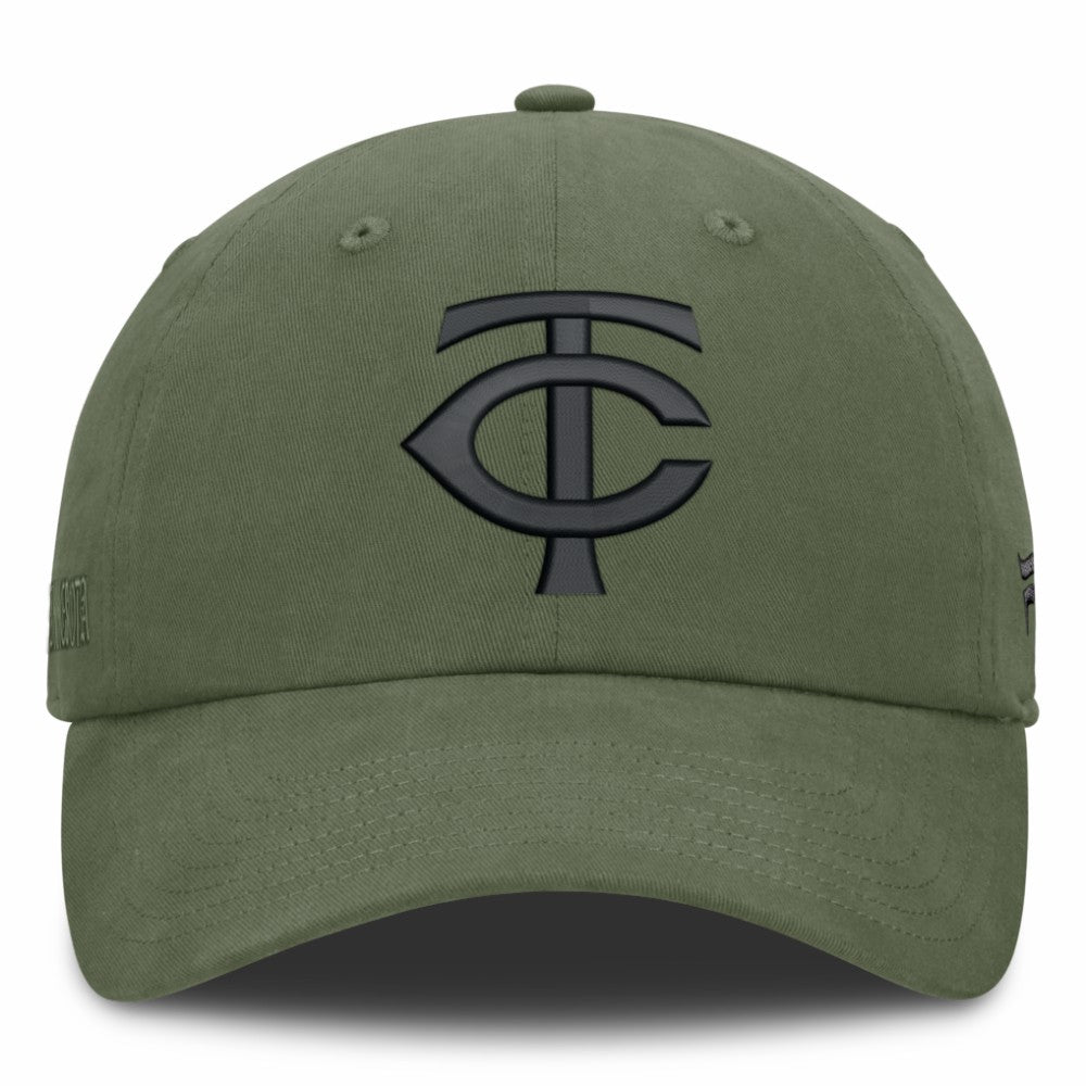 Minnesota Twins Pine Rider Adjustable Hat Olive