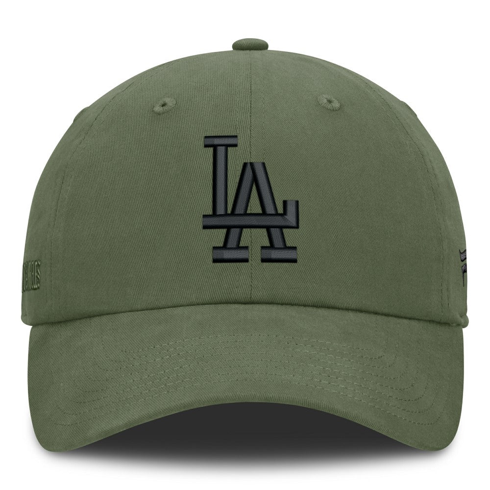Los Angeles Dodgers Pine Rider Adjustable Hat Olive