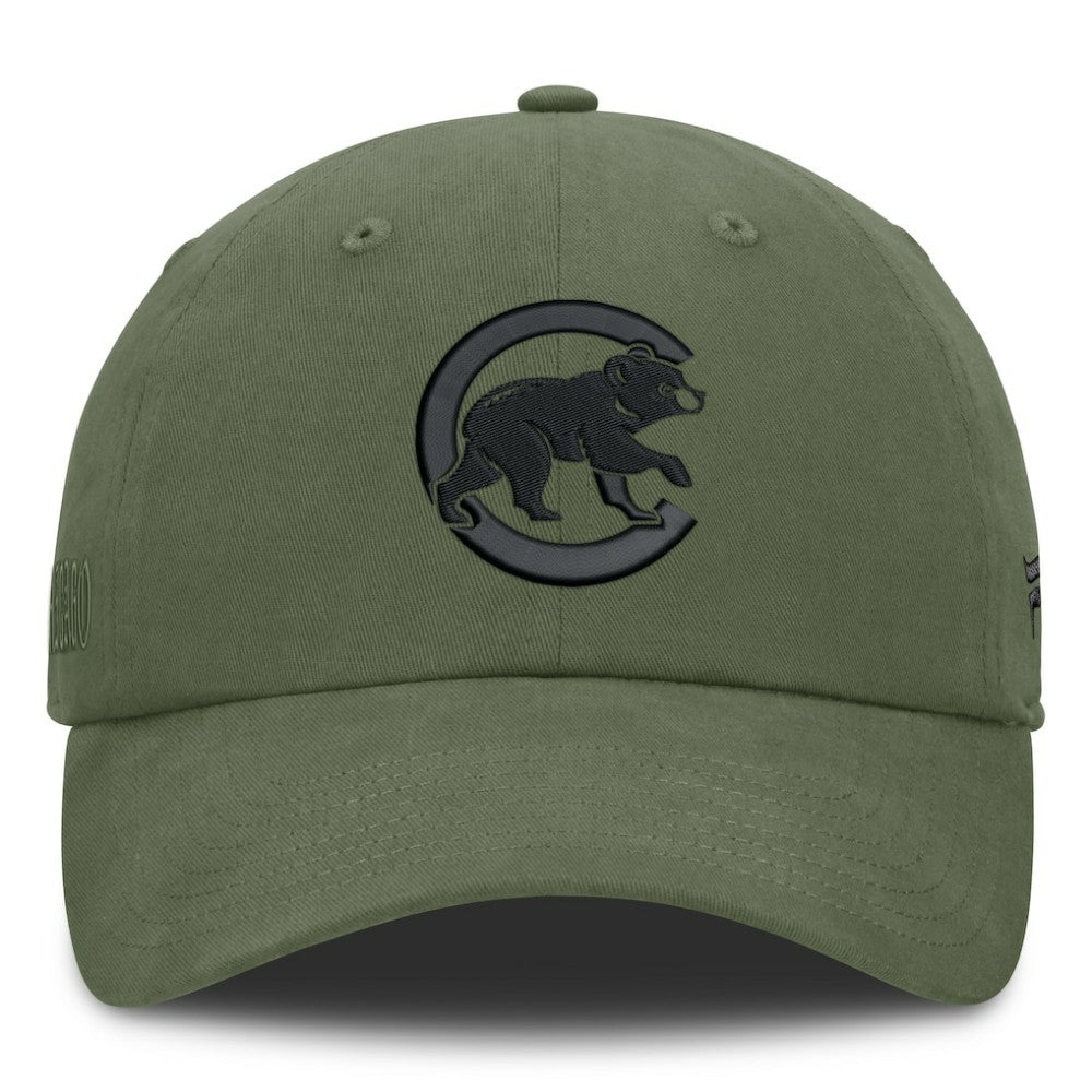 Chicago Cubs Pine Rider Adjustable Hat Olive