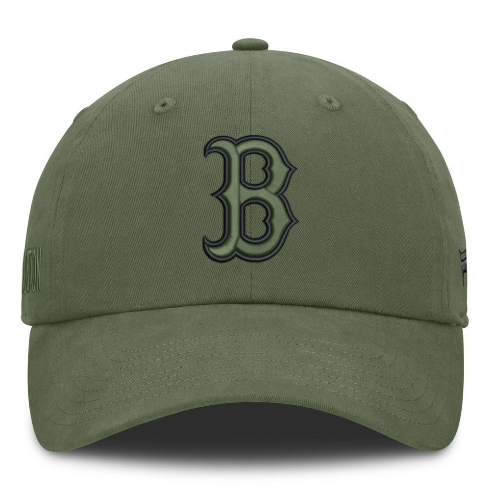 Boston Red Sox Pine Rider Adjustable Hat Olive