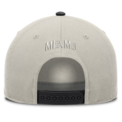 Miami Marlins Wonder A-Frame Adjustable Hat Stone/Graphite