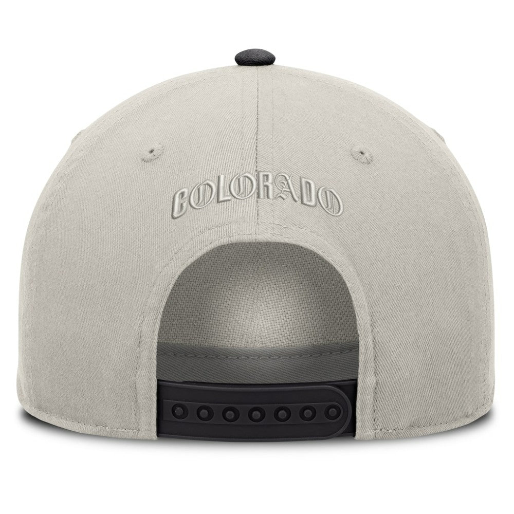 Colorado Rockies Wonder A-Frame Adjustable Hat Stone/Graphite