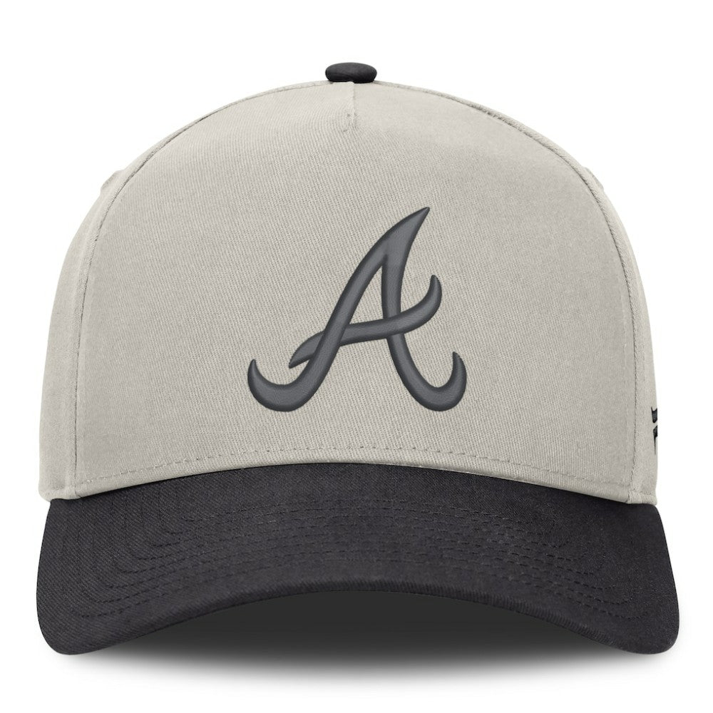 Atlanta Braves Wonder A-Frame Adjustable Hat Stone/Graphite