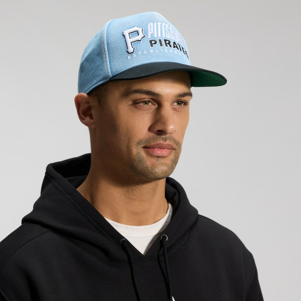Pittsburgh Pirates Twinbill Snapback Hat Denim