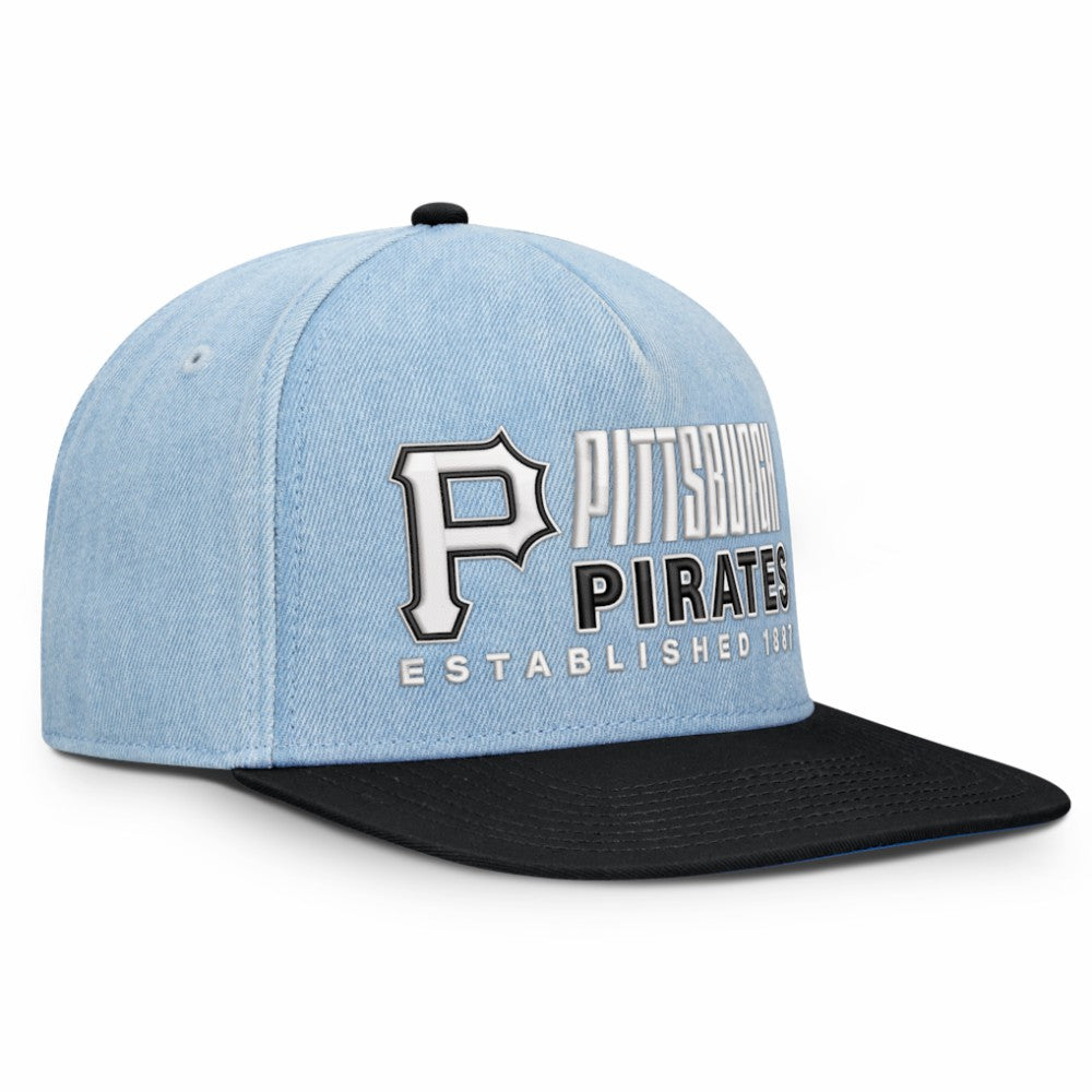 Pittsburgh Pirates Twinbill Snapback Hat Denim