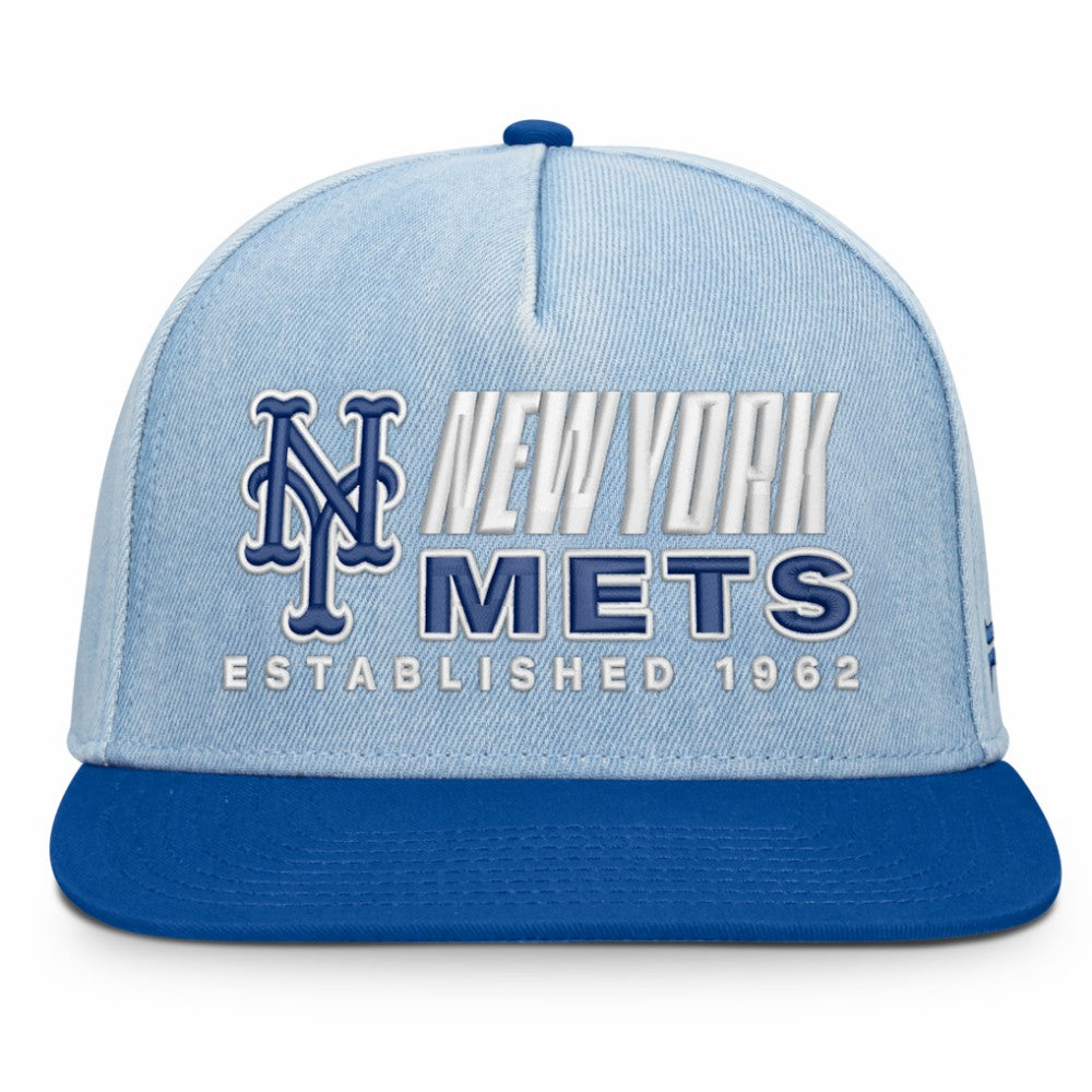 New York Mets Twinbill Snapback Hat Denim