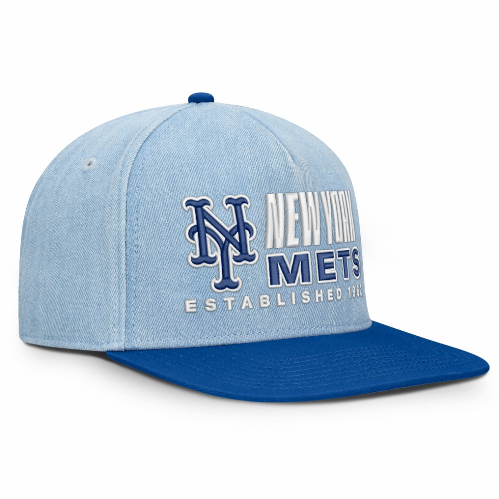 New York Mets Twinbill Snapback Hat Denim