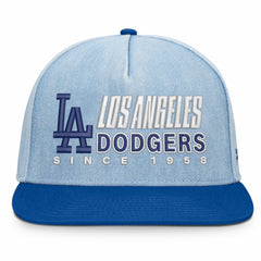 Los Angeles Dodgers Twinbill Snapback Hat Denim
