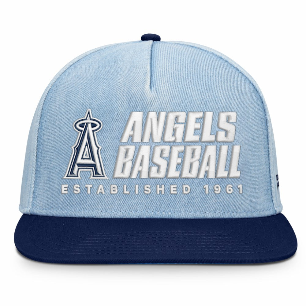 Los Angeles Angels Twinbill Snapback Hat Denim
