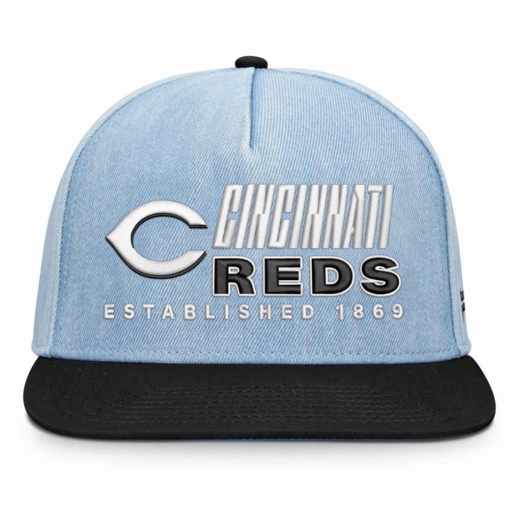 Cincinnati Reds Twinbill Snapback Hat Denim