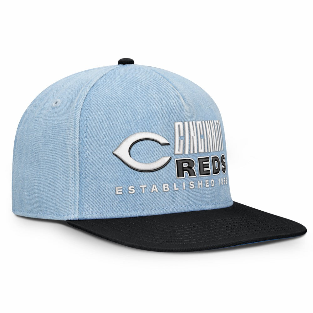 Cincinnati Reds Twinbill Snapback Hat Denim