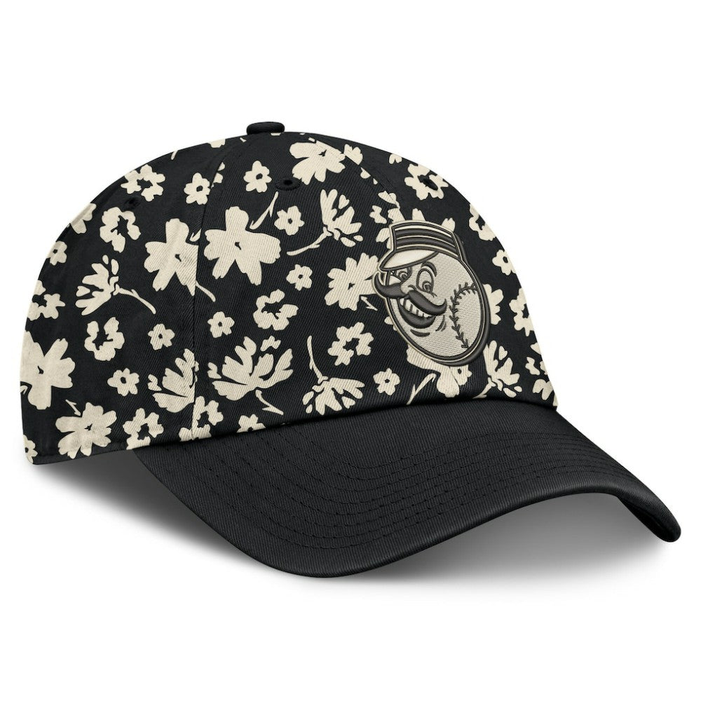 Cincinnati Reds Women's Blossom Adjustable Hat Black