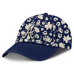 Atlanta Braves Women's Blossom Adjustable Hat Navy
