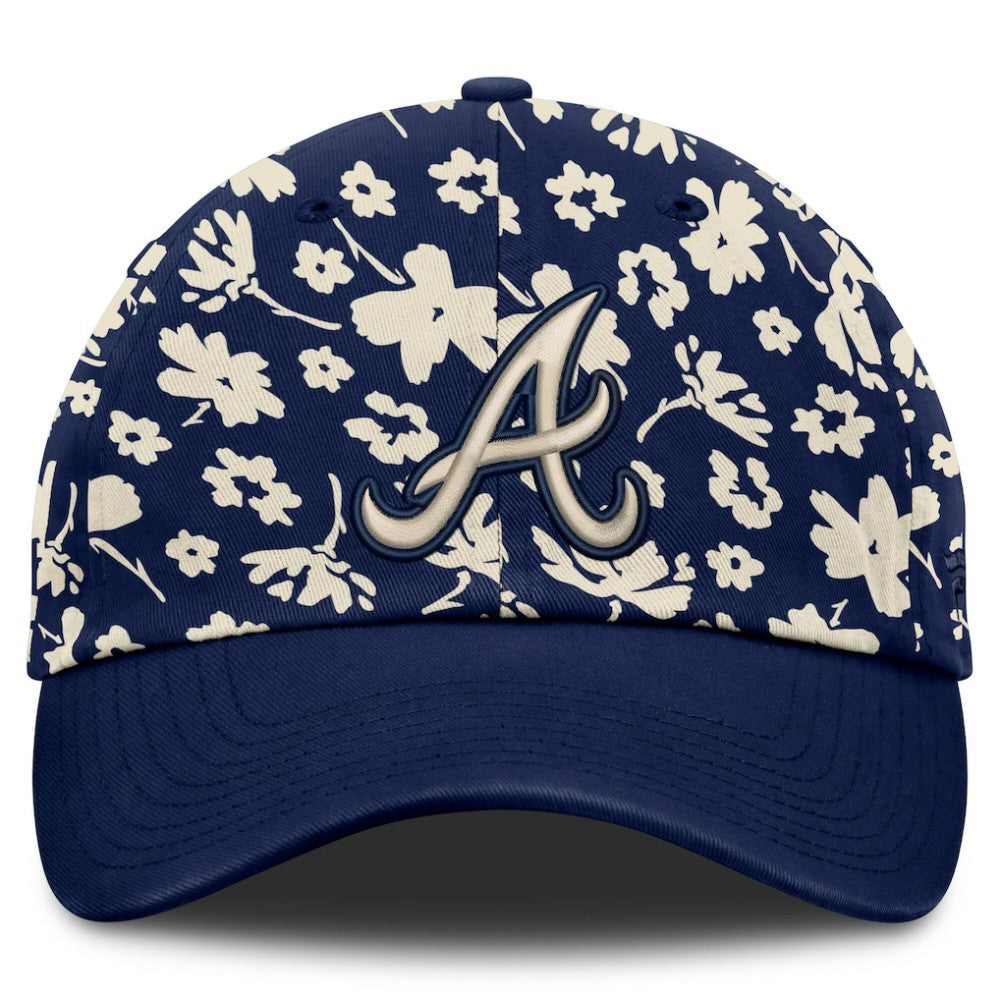 Atlanta Braves Women's Blossom Adjustable Hat Navy