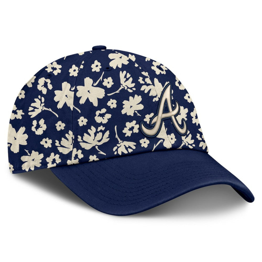 Atlanta Braves Women's Blossom Adjustable Hat Navy