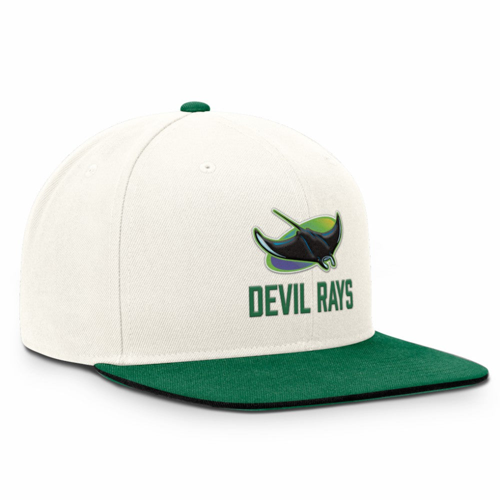 Tampa Bay Rays Cooperstown Pro Dri-FIT Snapback Hat Cream/Green | Nike