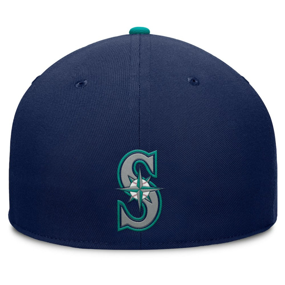 Seattle Mariners Pick Off Fitted Hat Navy
