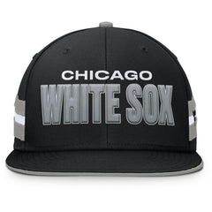 Chicago White Sox Pick Off Fitted Hat Black