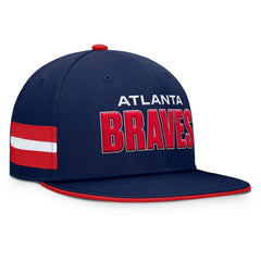 Atlanta Braves Pick Off Fitted Hat Navy