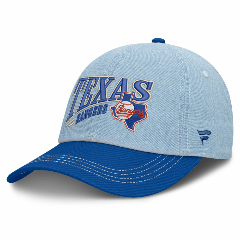 Texas Rangers Retire Adjustable Hat Denim
