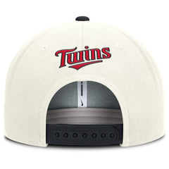 Minnesota Twins Cooperstown Pro Dri-FIT Snapback Hat Cream/Navy | Nike